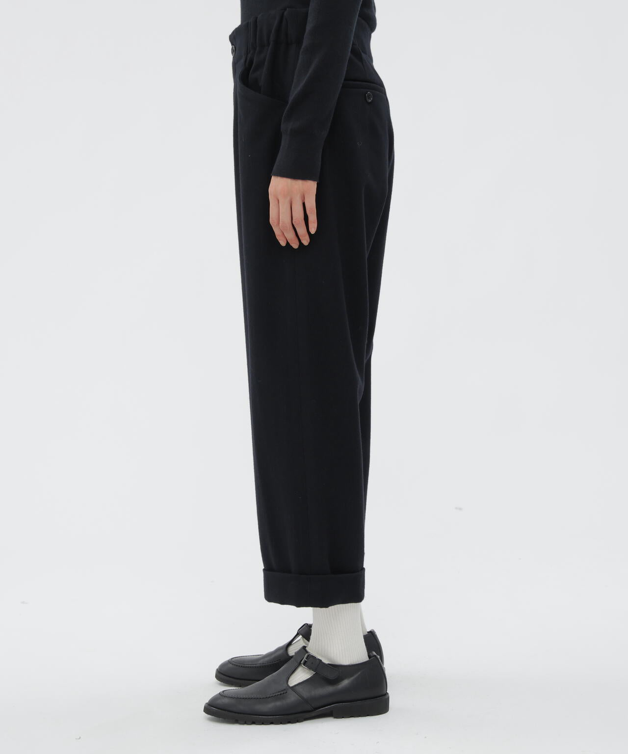 MILLED WOOL TWILL TROUSERS | MARGARET HOWELL（マーガレット