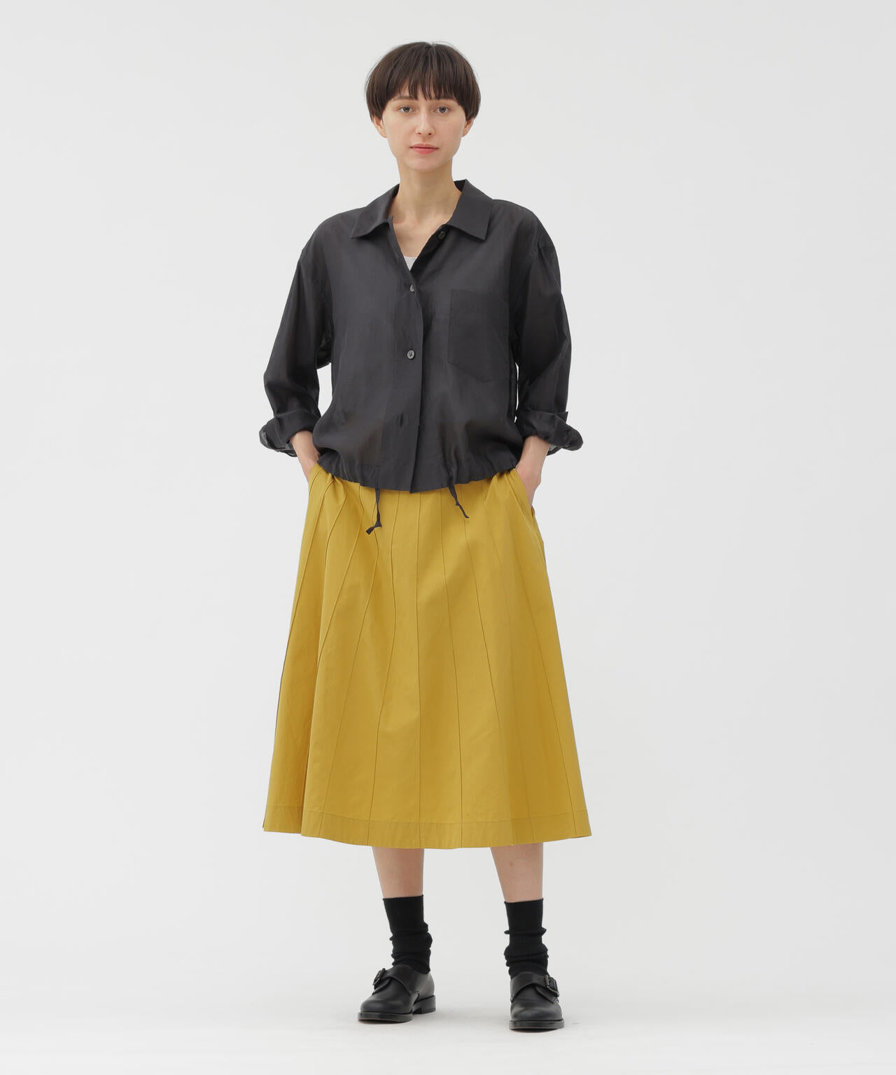 SHEER COTTON SILK SHIRT | MARGARET HOWELL（マーガレット・ハウエル