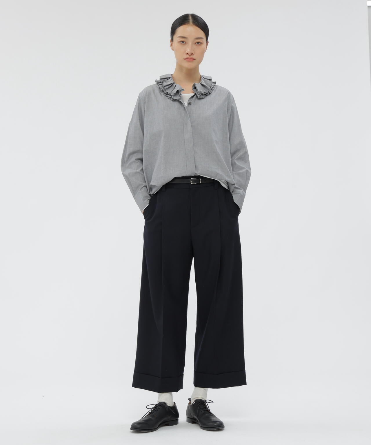 COTTON END ON END SHIRT | MARGARET HOWELL（マーガレット・ハウエル