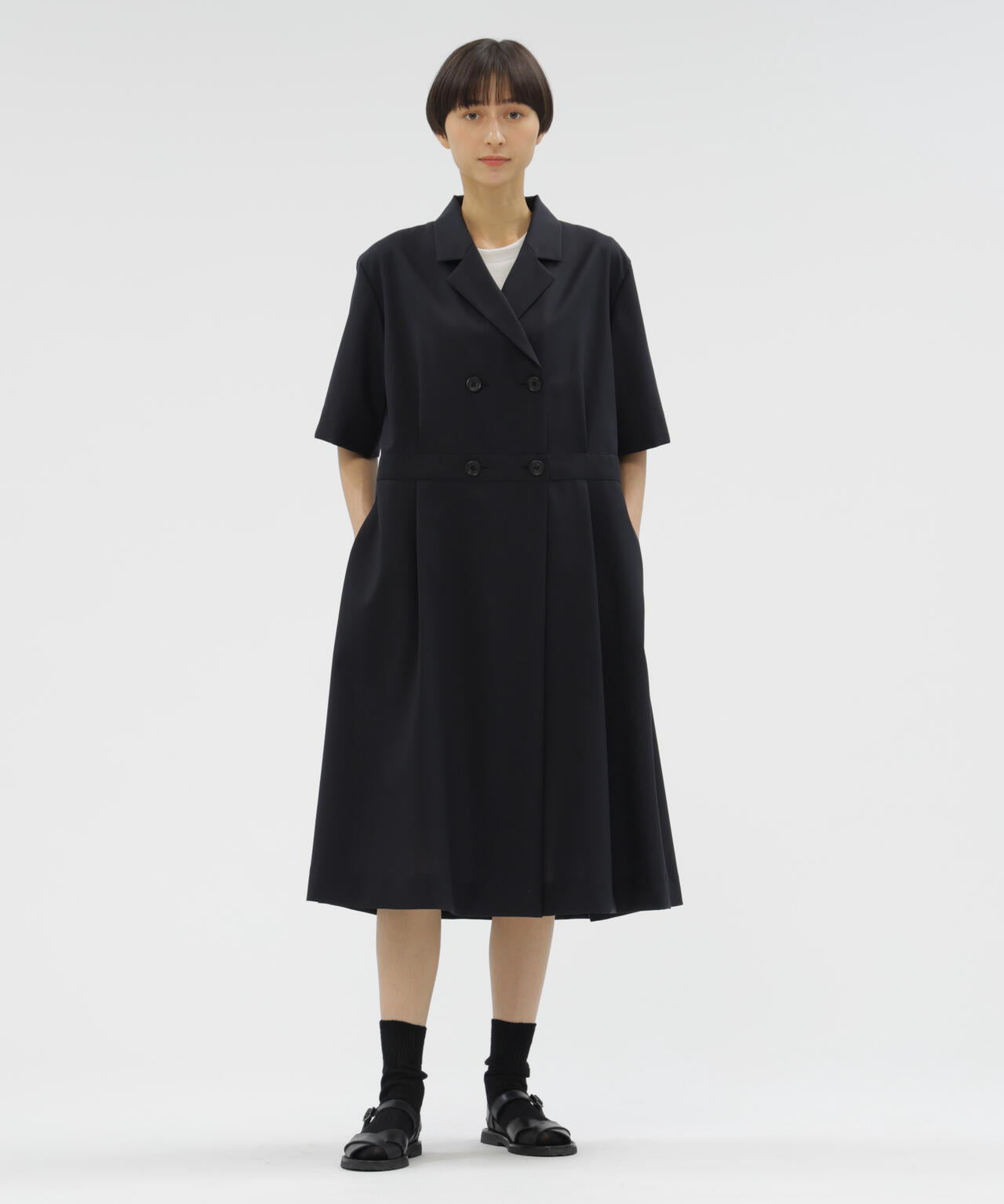 SUMMER WOOL POPLIN DRESS | MARGARET HOWELL（マーガレット・ハウエル