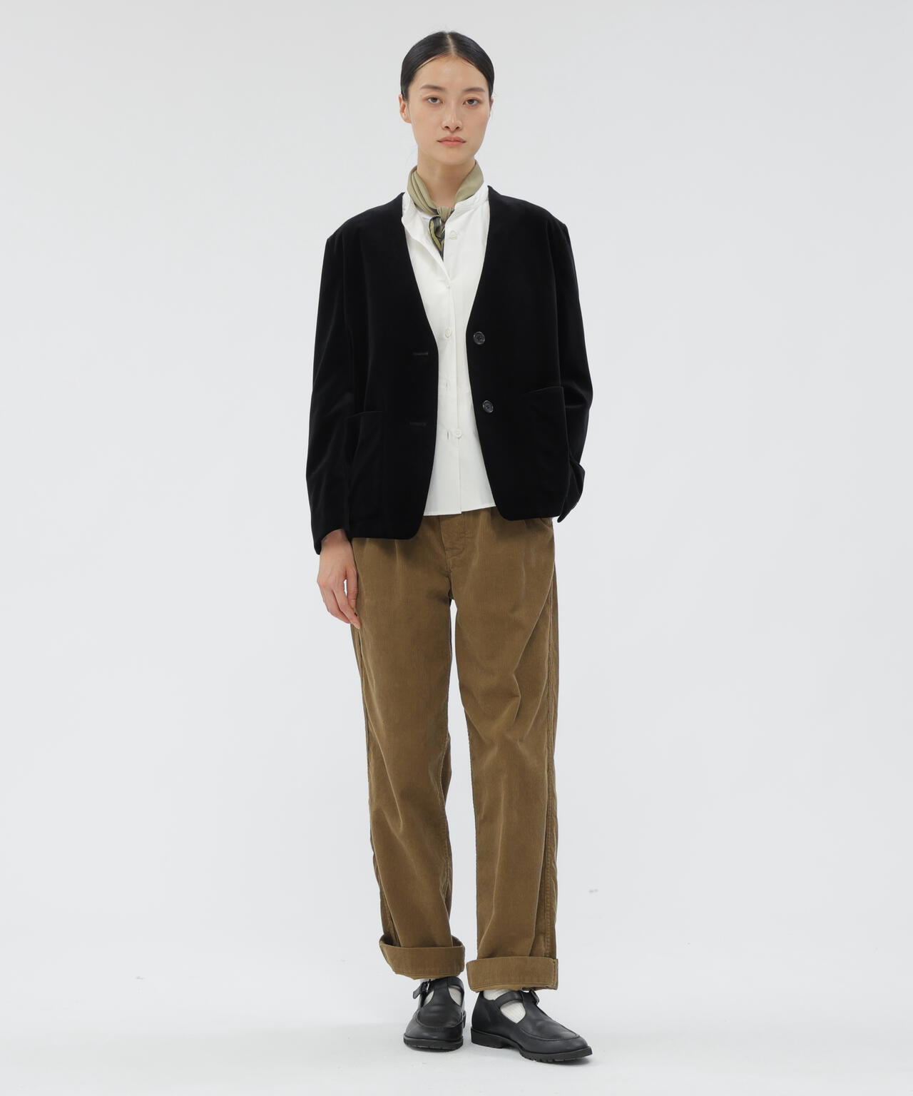 RICH COTTON VELVET JACKET | MARGARET HOWELL（マーガレット