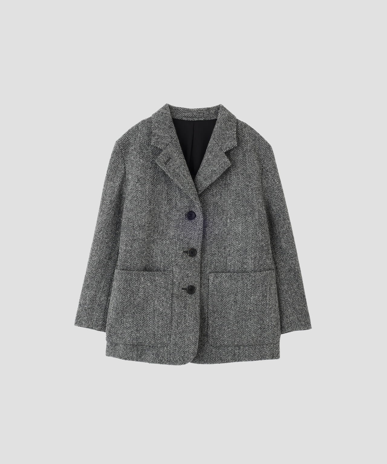 WIDE HERRINGBONE WOOL JACKET | MARGARET HOWELL（マーガレット