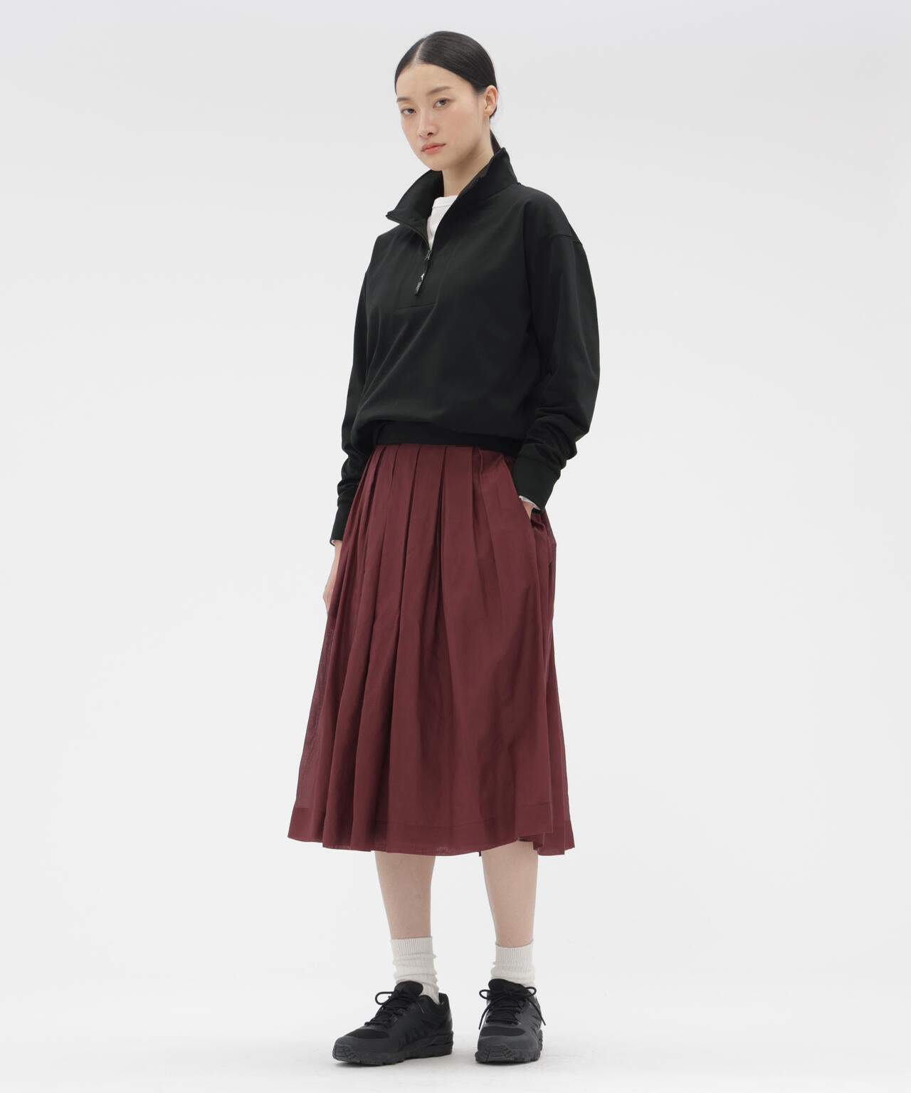 SHEER COTTON SILK SKIRT | MARGARET HOWELL（マーガレット・ハウエル