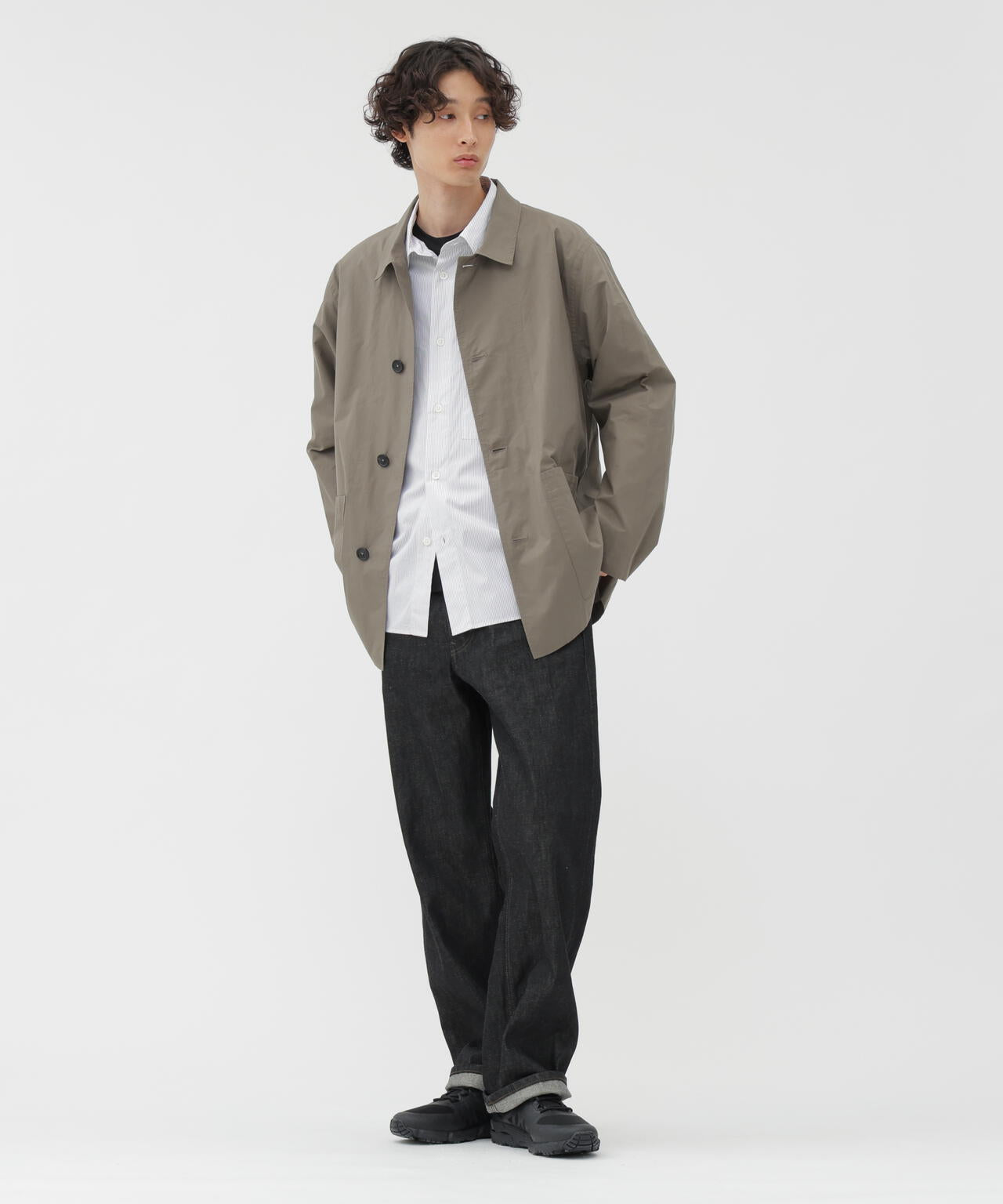 MATT COTTON SILK POPLIN BLOUSON | MARGARET HOWELL（マーガレット