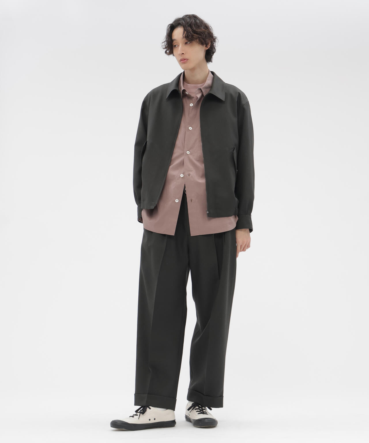 DOUBLE TWISTED WOOL TROUSERS | MARGARET HOWELL（マーガレット
