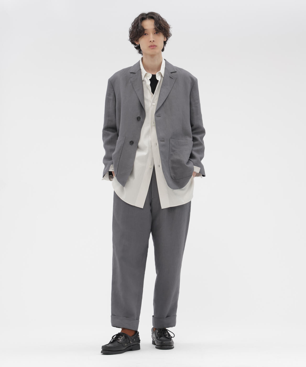 COMPACT LINEN TWILL JACKET | MARGARET HOWELL（マーガレット