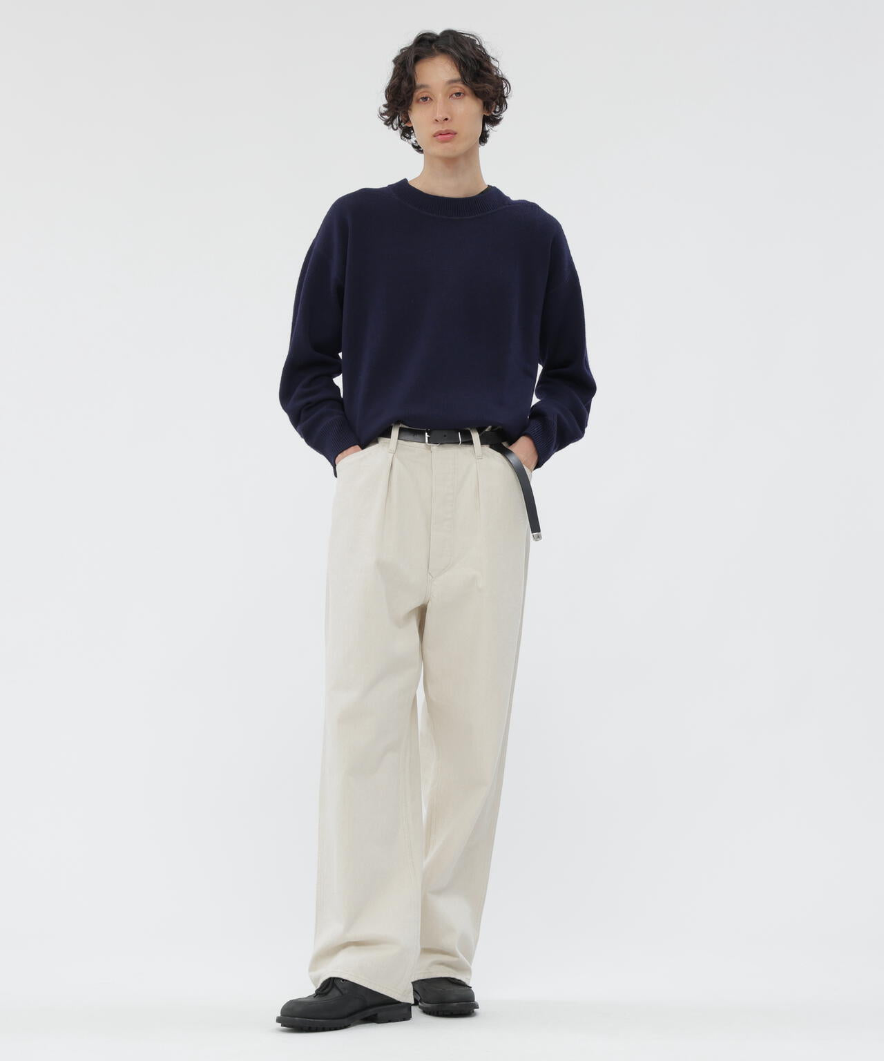 CANTON NATURAL DENIM TROUSERS | MARGARET HOWELL（マーガレット