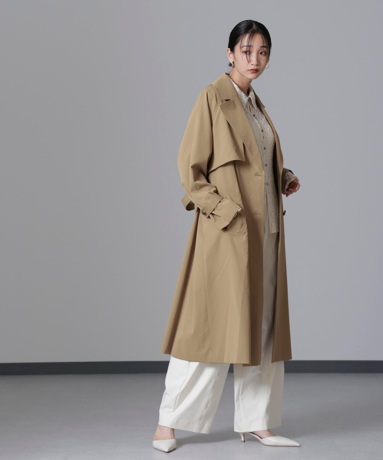 オーバーサイズトレンチコート | NANO universe（ナノ・ユニバース