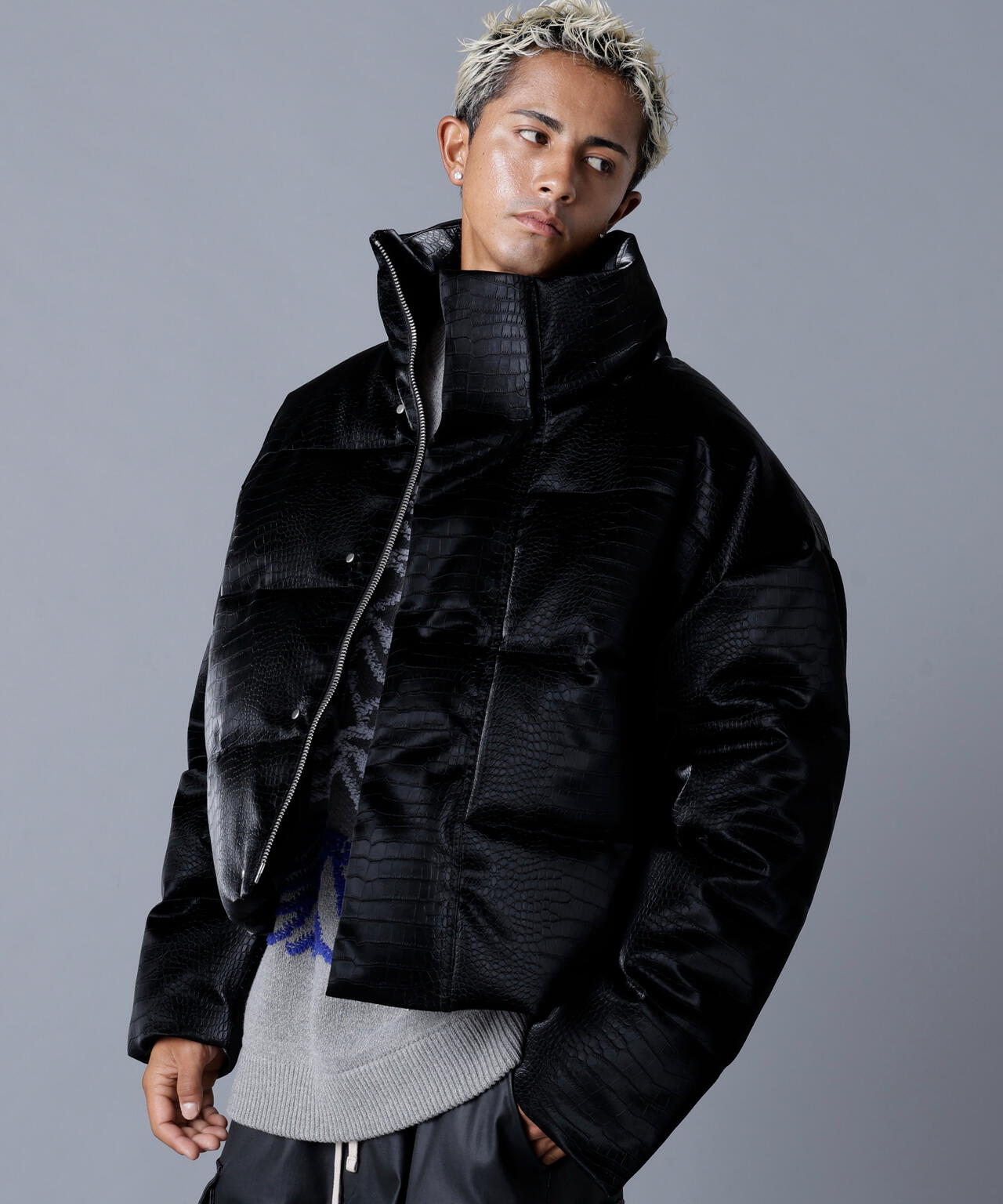 DankeSchon/ダンケシェーン/PU SHORT BLOUSON CROCODILE | L.H.P