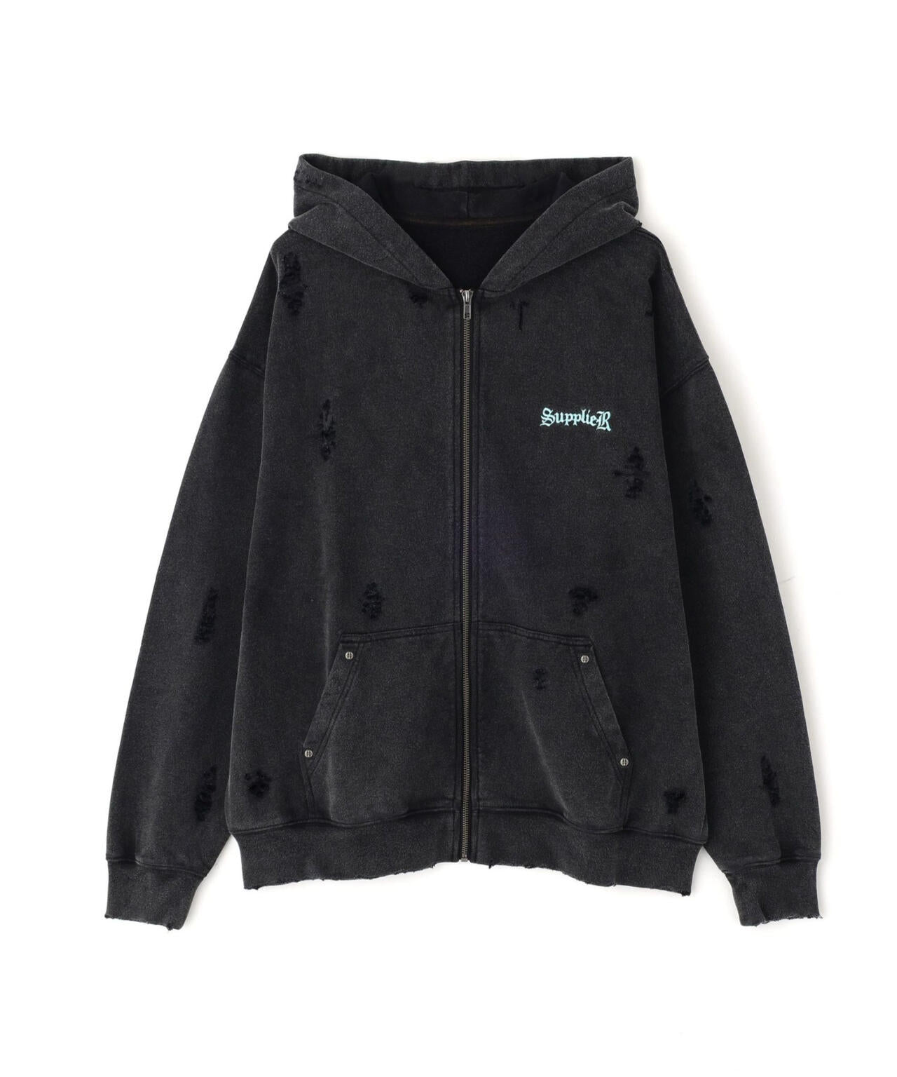 SUPPLIER/サプライヤー/【LHP EXCLUSIVE】DAMAGE CROSS HOODIE | L.H.P