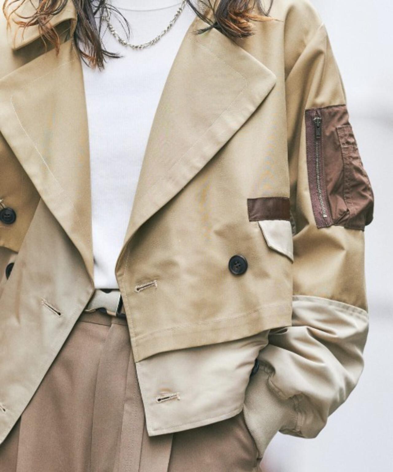 AULA AILA（アウラ アイラ）別注トレンチMA-1 | B'2nd（ビーセカンド