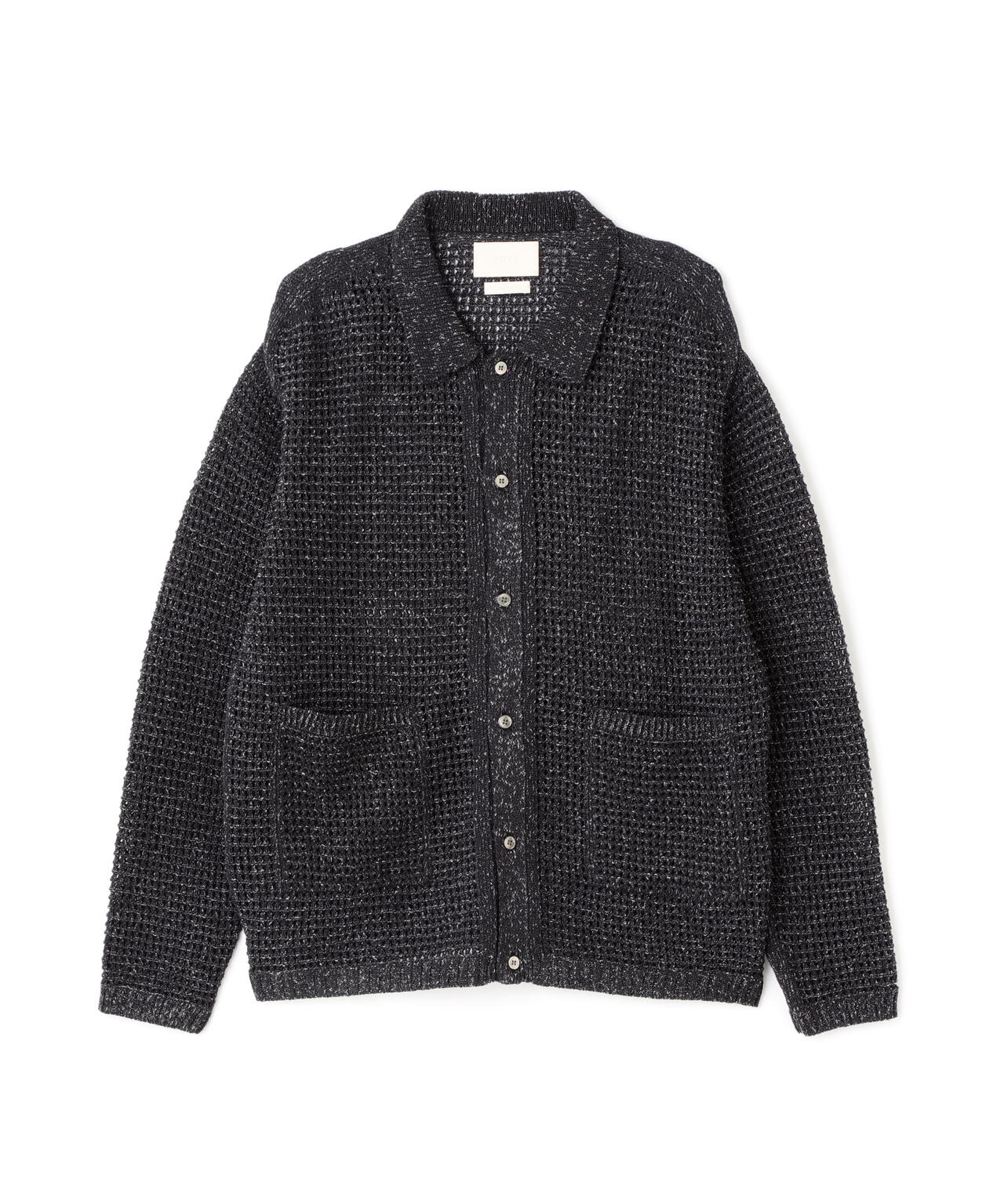 YOKE / ヨーク / MESH KNITTED SHIRT CARDIGAN | GARDEN（ガーデン