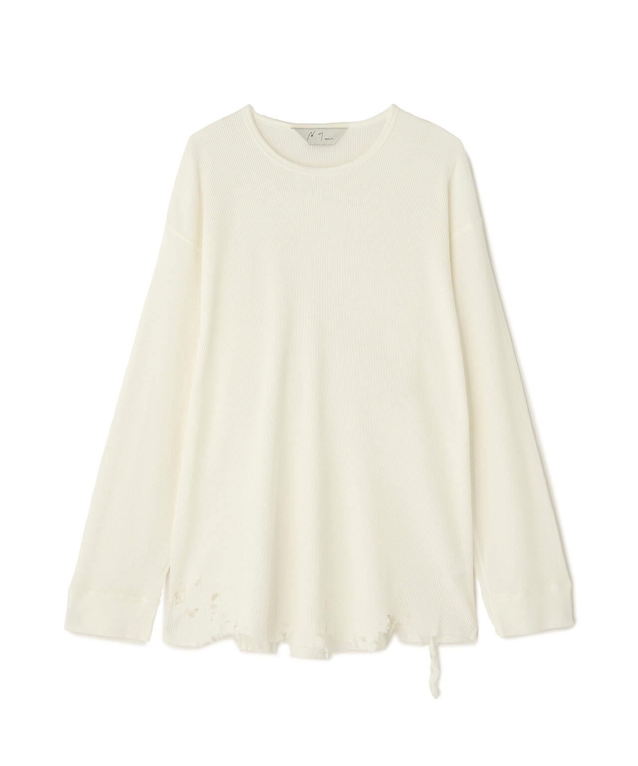 ANCELLM/アンセルム/DAMAGE WAFFLE CREW LS T | GARDEN（ガーデン