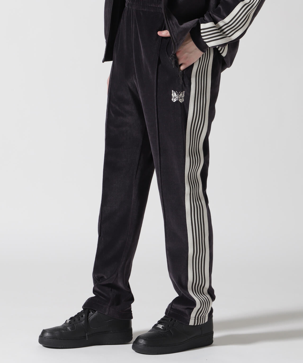 Needles/ニードルズ Narrow Track Pant - C/PE Velour | BEAVER