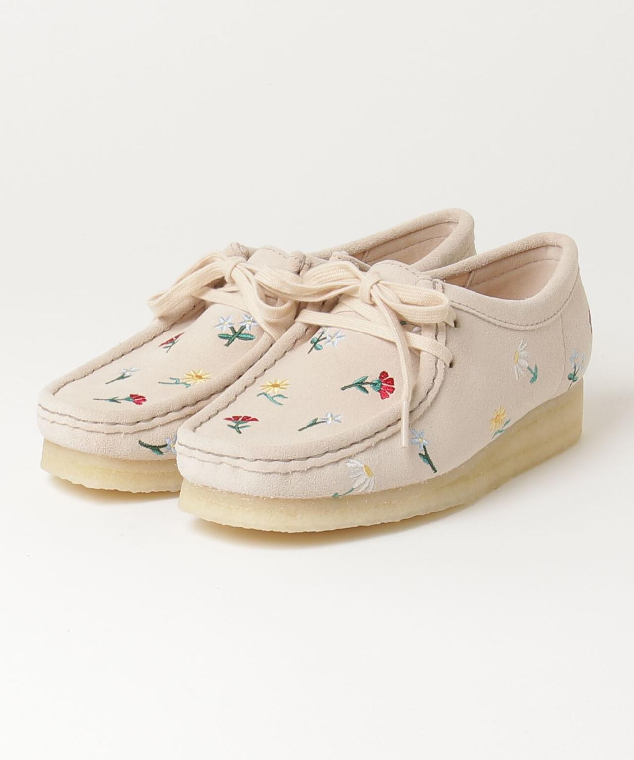 CLARKS/クラークス Wallabee Taupe Emb ワラビートープエンブロイ