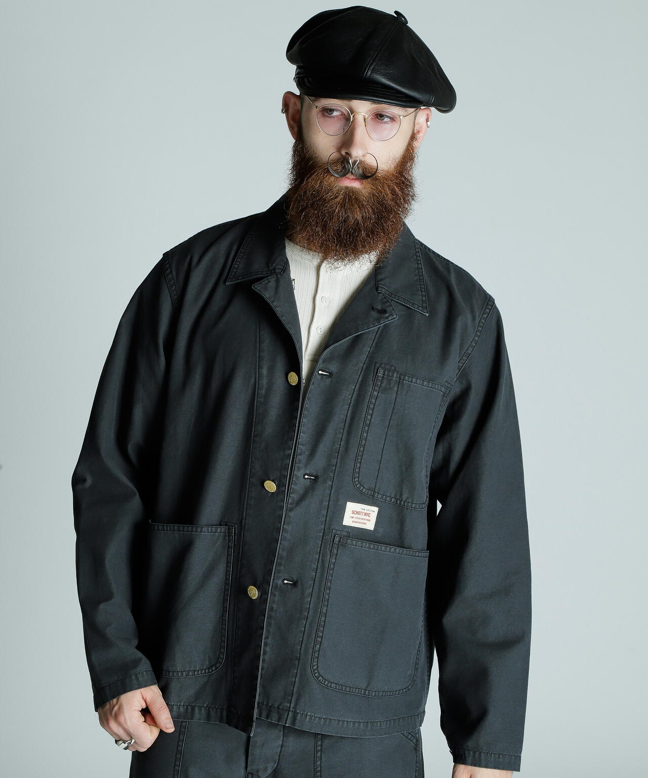 BACK SATIN COVERALL/バックサテン カバーオール | Schott（ショット