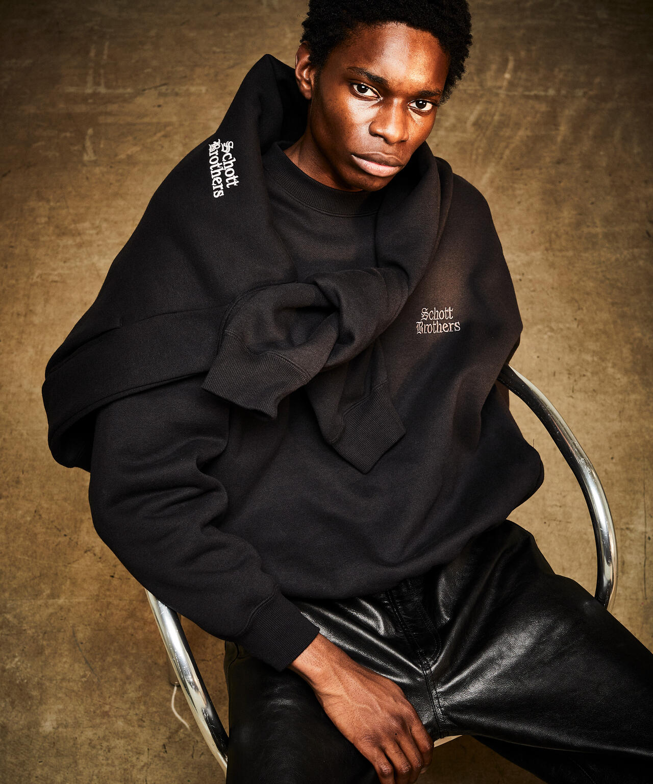 B.S. CREW SWEAT/ブラックシープ クルーネック スウェット | Schott