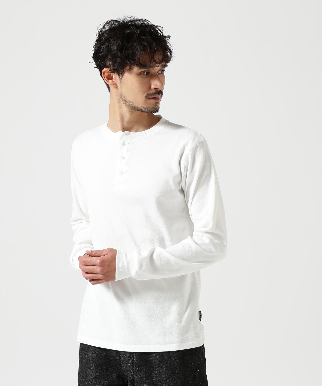 2PACK LS HENLEY NECK T-SHIRT/2パック ヘンリーネック ロンT | Schott