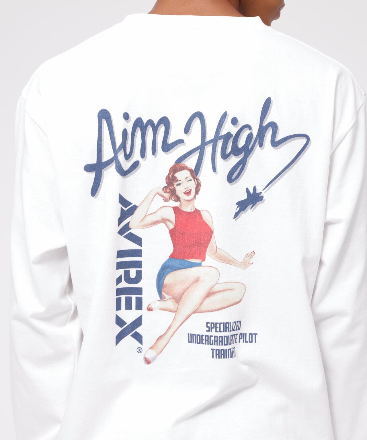 WEB&DEPOT限定》L/S T-SHIRT PINUP GIRL 24/ピンナップガール | AVIREX
