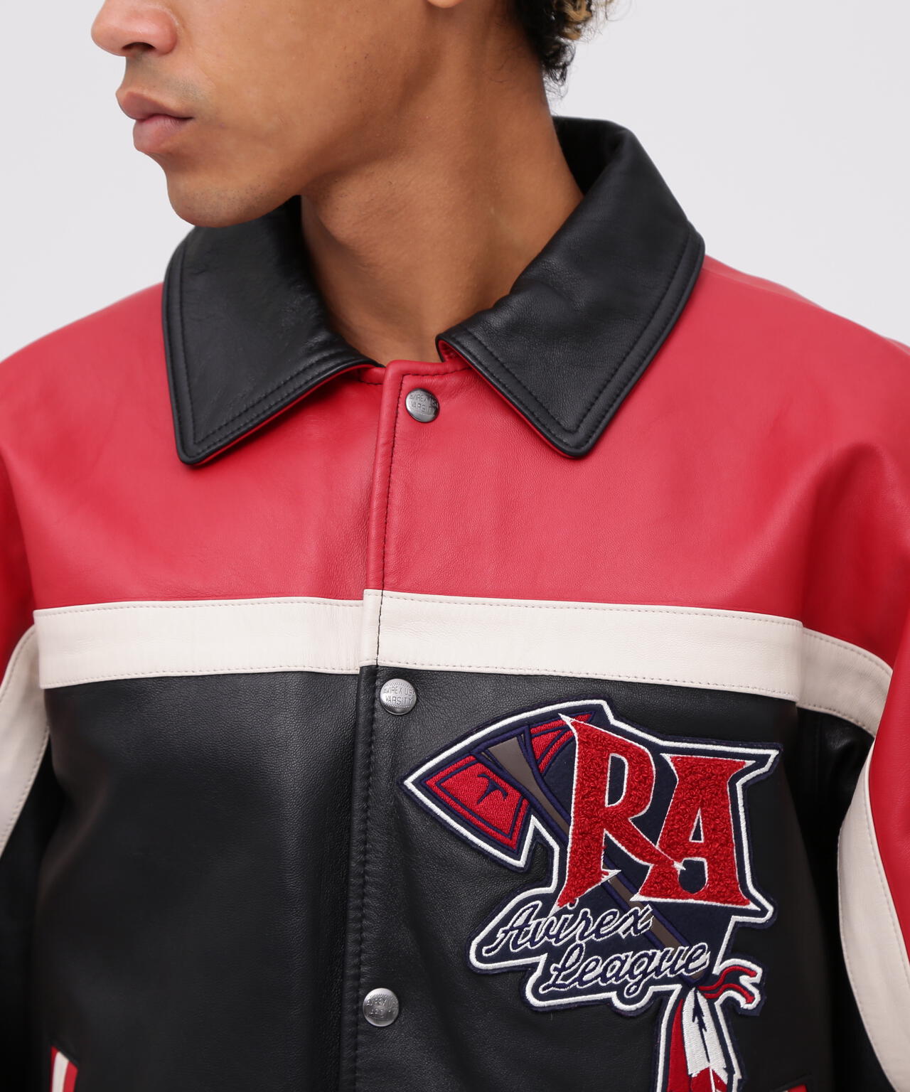 VARSITY JACKET RED AXES / バーシティジャケット レッドアクシズ