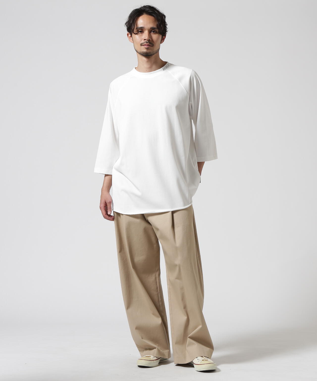 直営店限定》MIL. GARMENTS 3/4 T-SHIRT / ミルガーメンツ 7分袖T