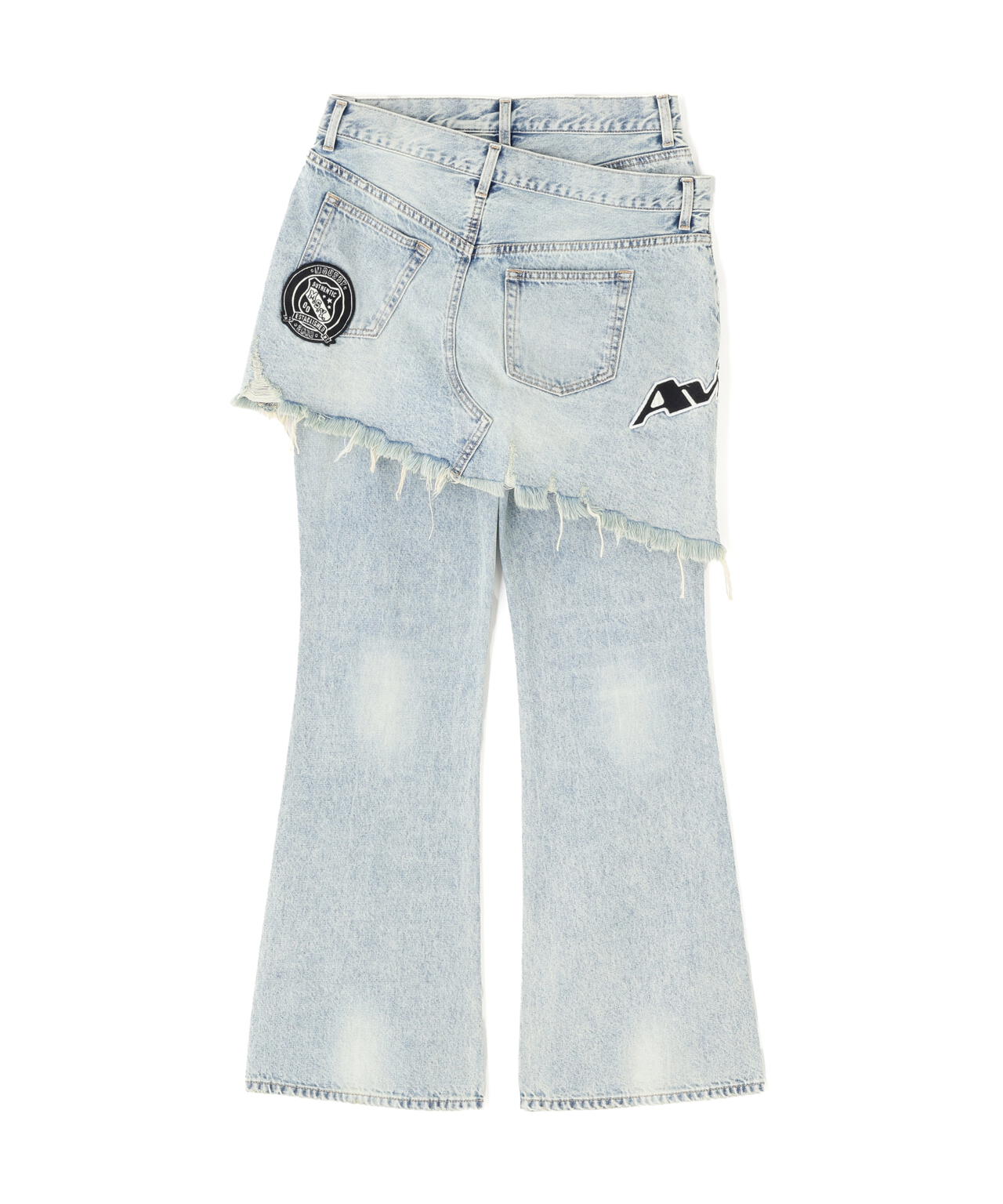 AVIREX×MOUSSY》TWIN SLIM FLARE DENIM PANTS | AVIREX
