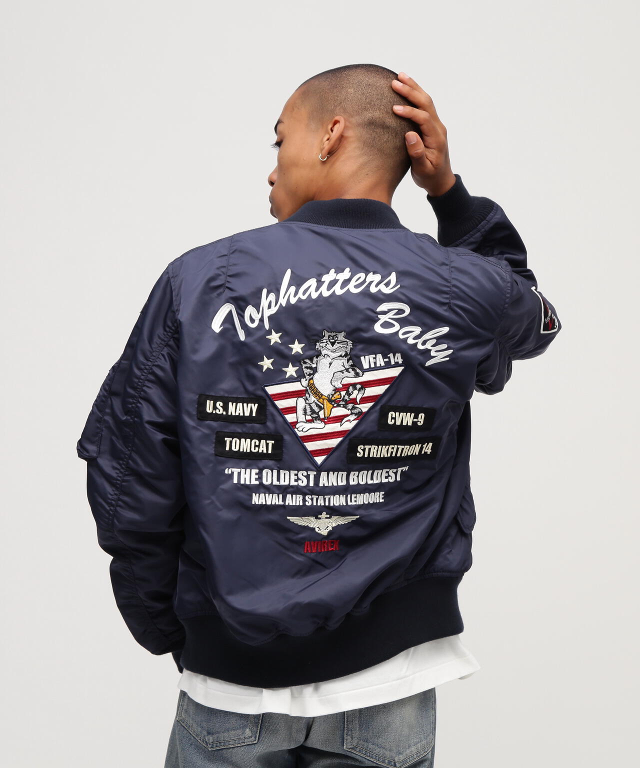 WEB&DEPOT限定》LIGHT MA-1 TOPHATTERS | AVIREX（アヴィレックス