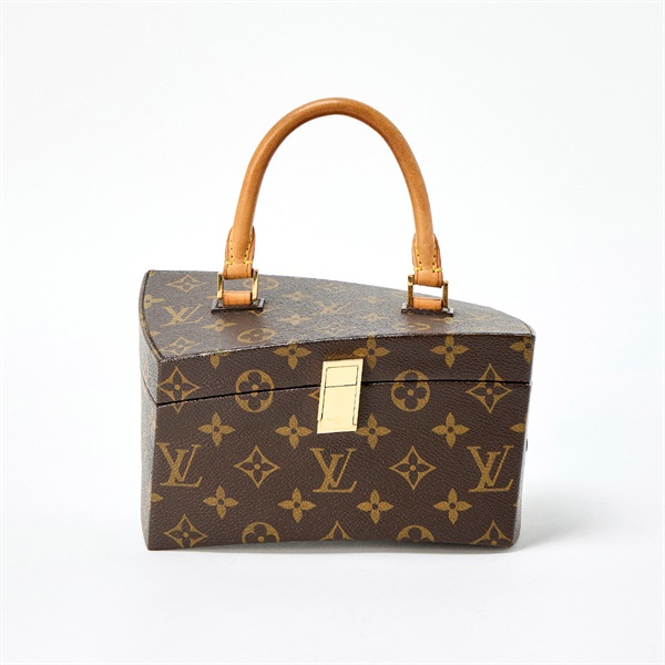 LOUIS VUITTON ツイステッドボックス ハンドバッグ M40275 ブラウン