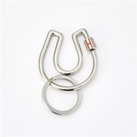 HERMES キーホルダー フェール・ア・シュヴァル H077329FJ03 シルバー