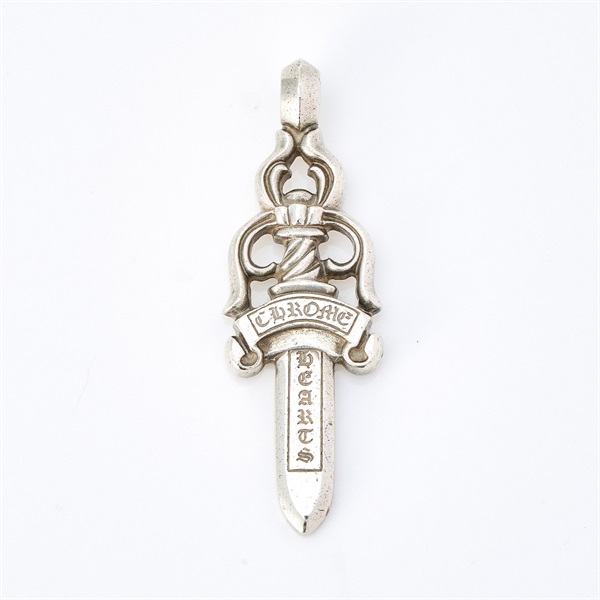 CHROME HEARTS ラージ ダガー with ベイル ペンダントトップ シルバー