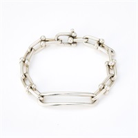 TIFFANY & Co. ハードウェア リンク ブレスレット シルバー 925