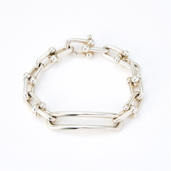 TIFFANY & Co. ハードウェア リンク ブレスレット シルバー 925
