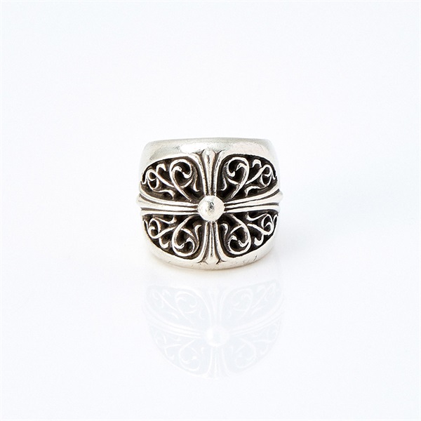 CHROME HEARTS クラシック オーバル クロス リング シルバー 925
