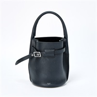 CELINE ビッグバッグ ナノ ハンドバッグ ブラック シルバー レザー