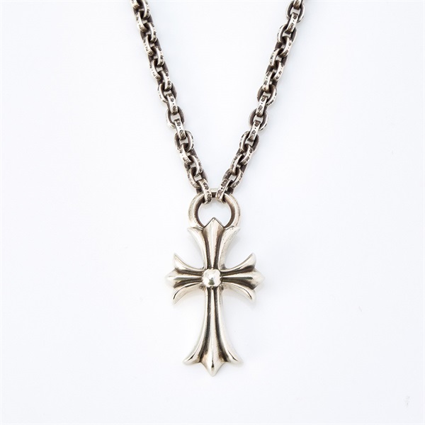 CHROME HEARTS スモールCHクロス ペーパーチェーン ネックレス