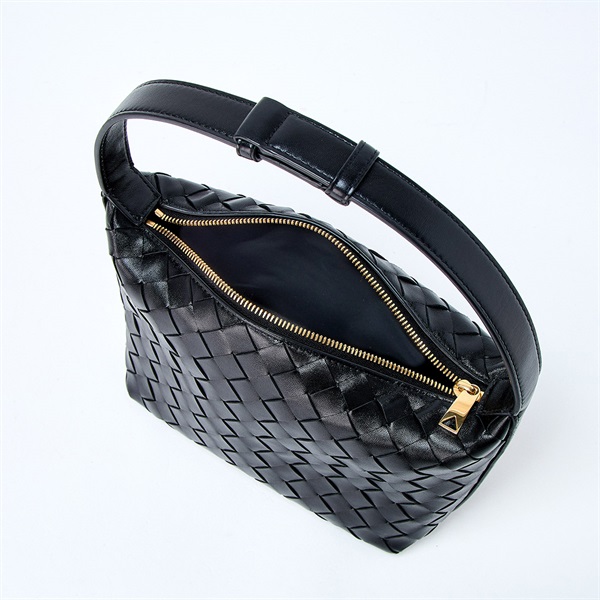 BOTTEGA VENETA ミニ ウォレス ショルダーバッグ ブラック ゴールド