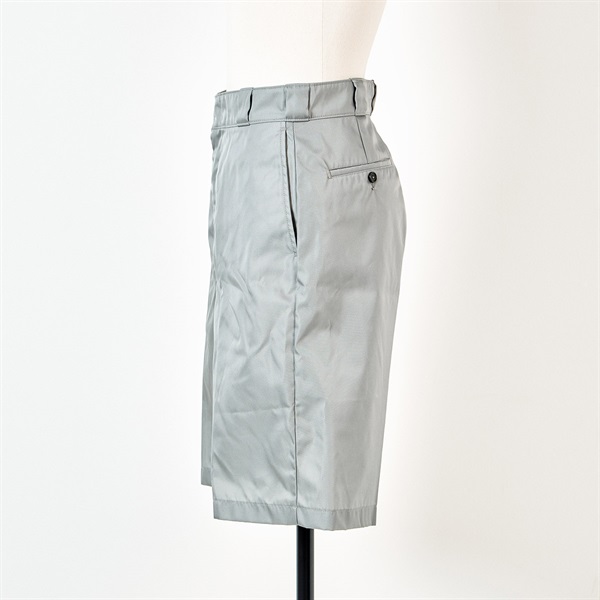 PRADA RE-NYLON ショートパンツ 44 SPG32 S182 1WQ8 グレー ポリアミド