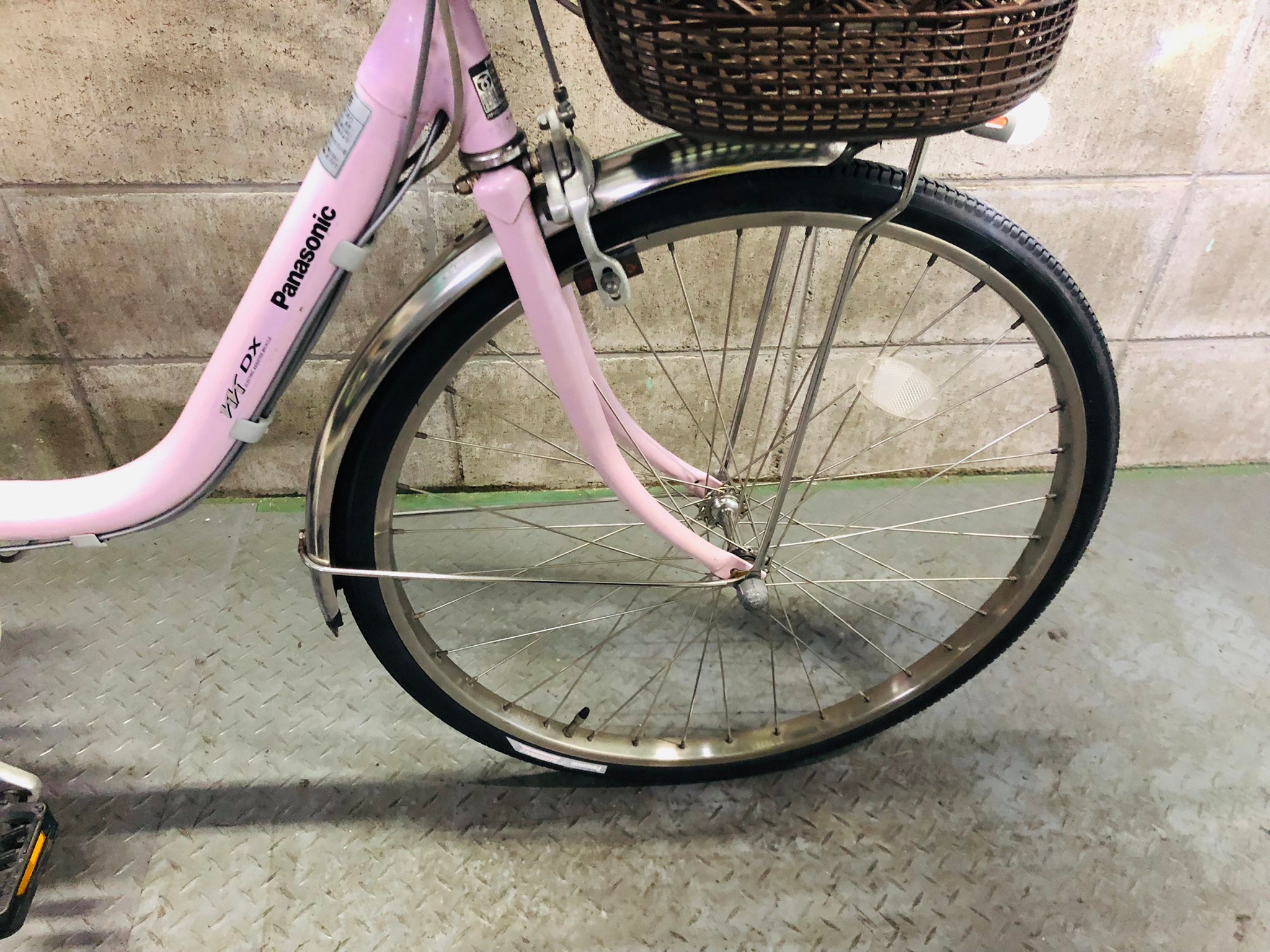 電動自転車 パナソニック VIVI DX 24インチ 3.1Ah ピンク | 国産・中古