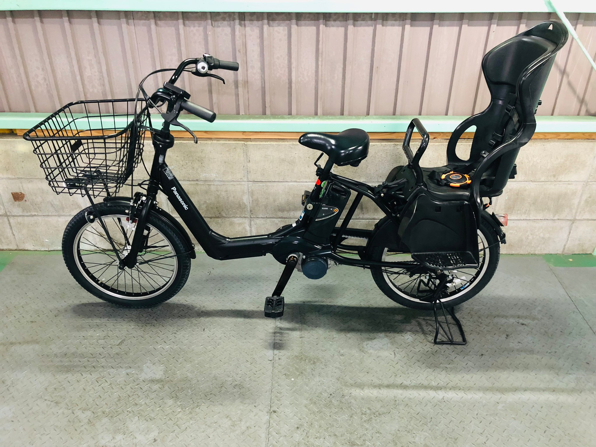 2663パナソニック16アンペア 20インチ子供乗せ電動アシスト自転車 2663