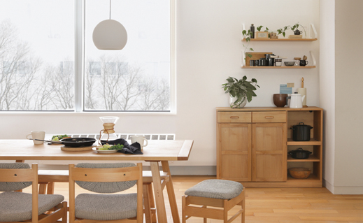 カウンターでつくる自由なキッチンスペース - MOMO NATURAL