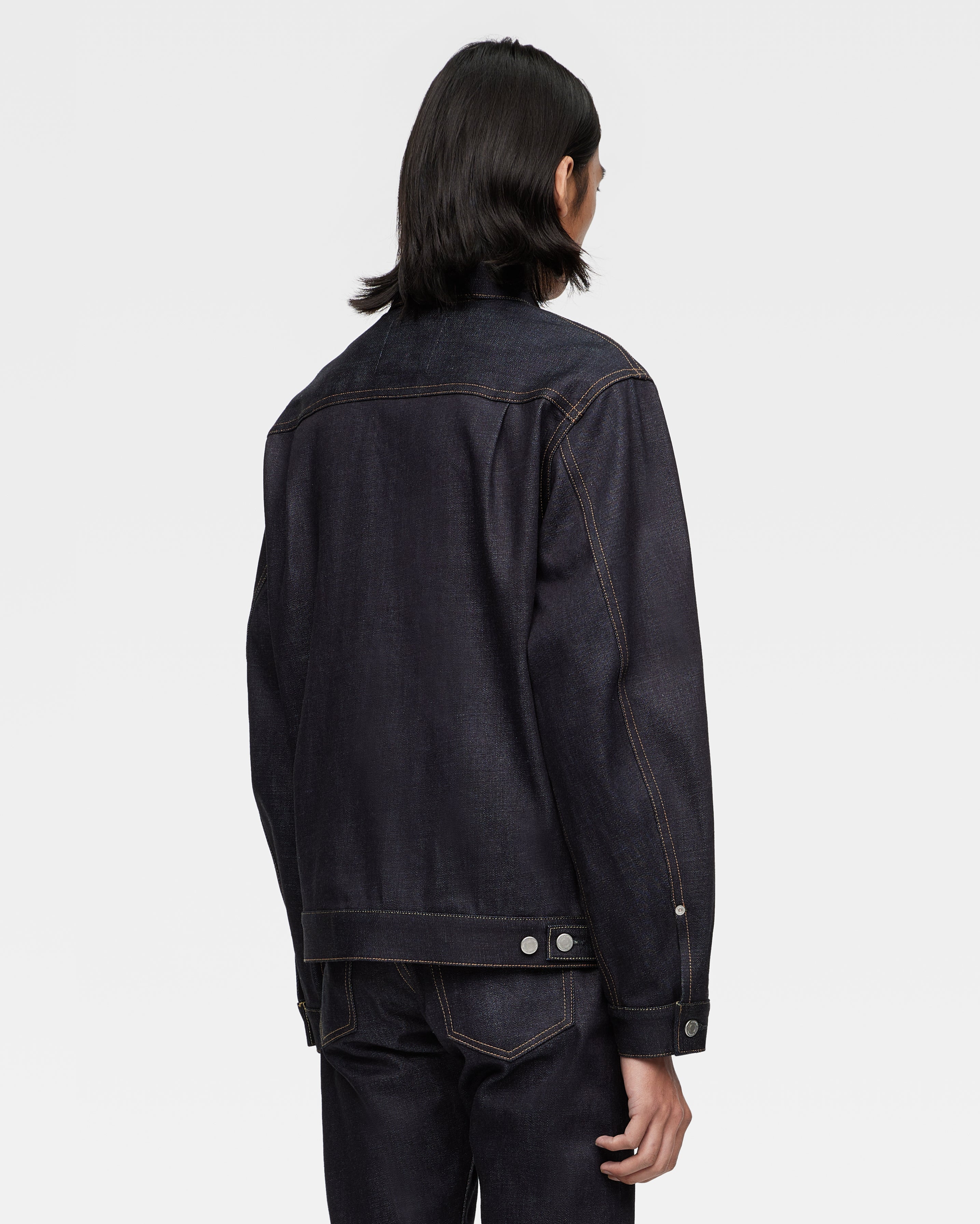 002 STANDARD DENIM JACKET 14.7oz – MOMOTARO JEANS