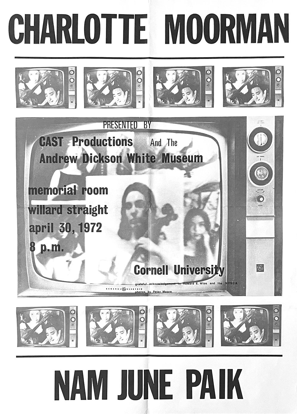 Monograph Bookwerks | Charlotte Moorman and Nam June Paik