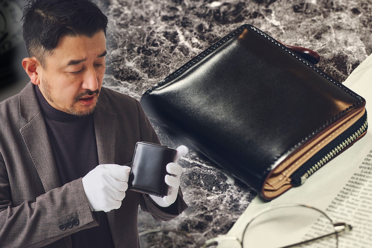やっぱり“革の宝石”コードバンはいい……ガンゾ「二つ折り財布」の高級感