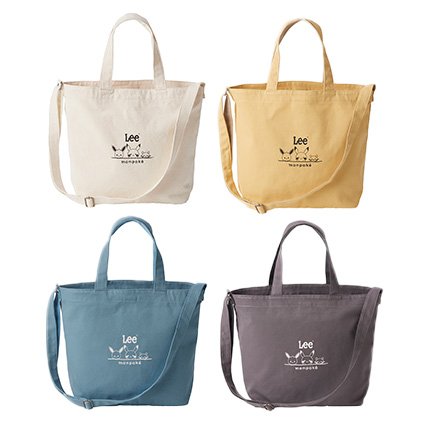 モンポケ Lee Wネーム帆布マザーズトート│monpoke│モンポケ│GOODS