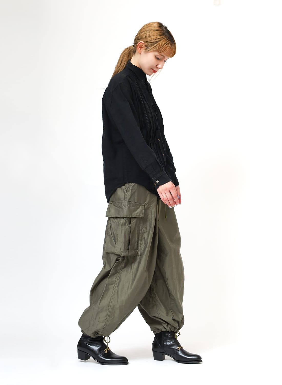 1*x様 ニードルス カーゴパンツ オリーブグリーン 4ポケット
