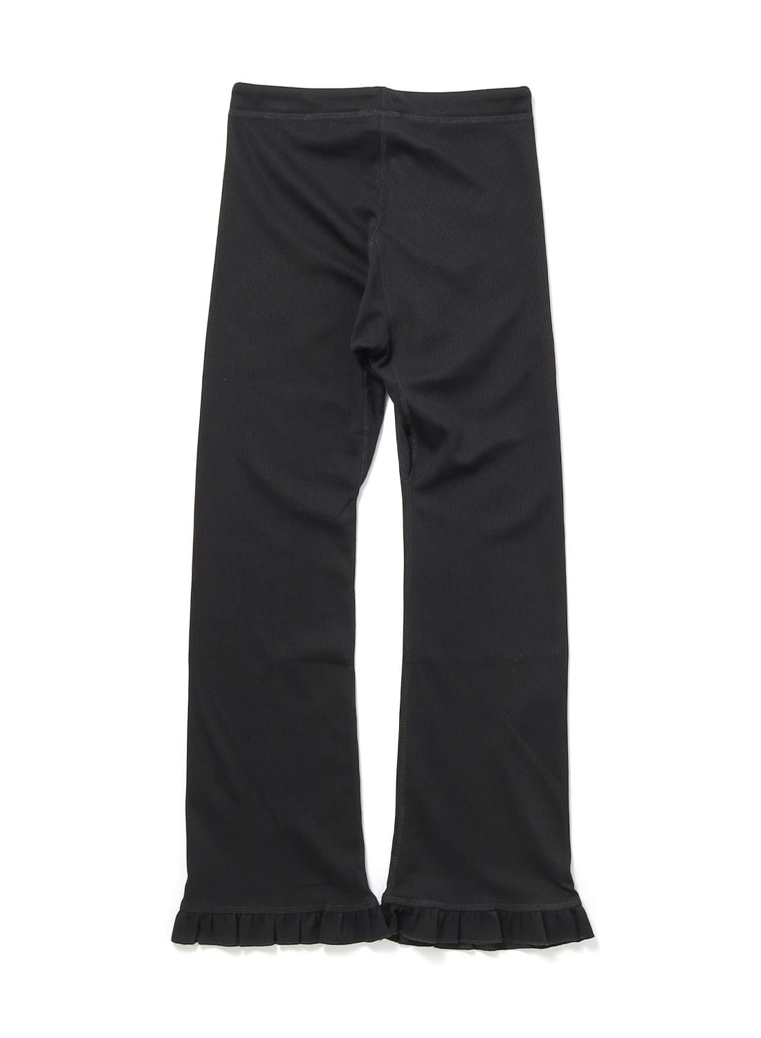 RIBBED FRILL PANTS|リブド フリル パンツリブド フリル パンツ| MOONLOID