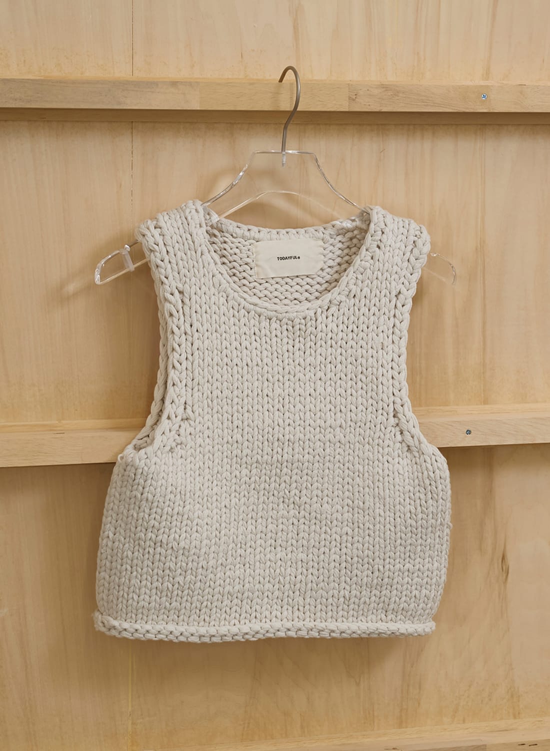 HAND KNIT VEST|【26SS先行予約】ハンドニットベスト【26SS先行予約