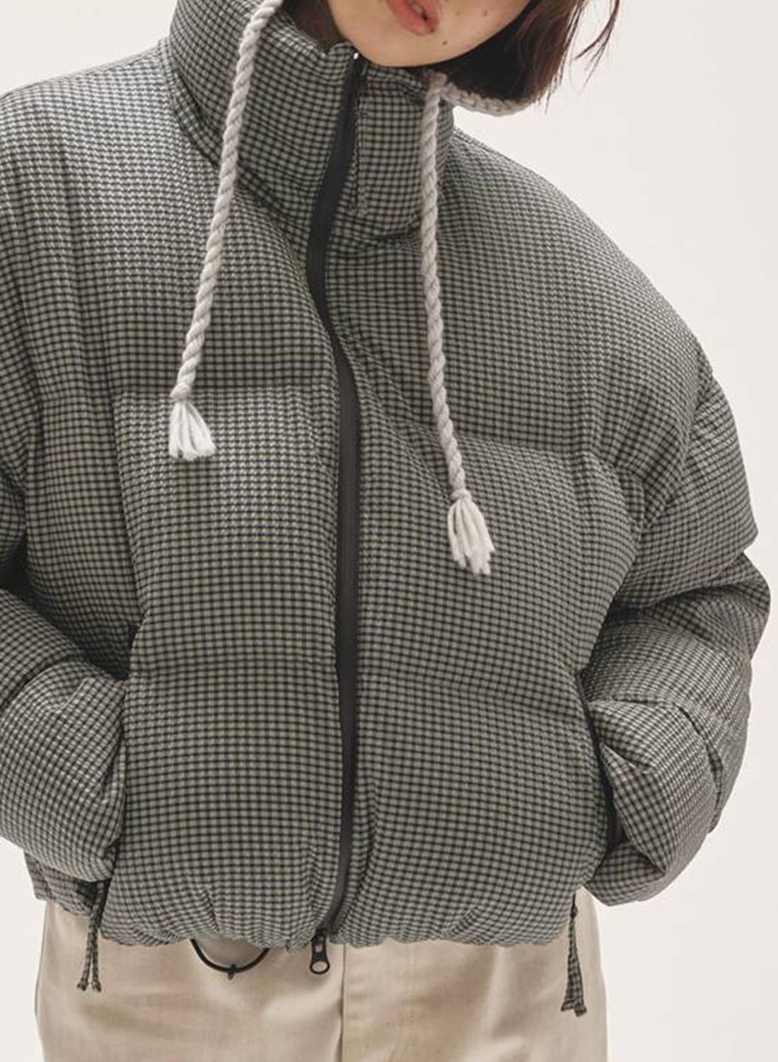 CHECK DAWN JACKET|チェック ダウン ジャケットチェック ダウン