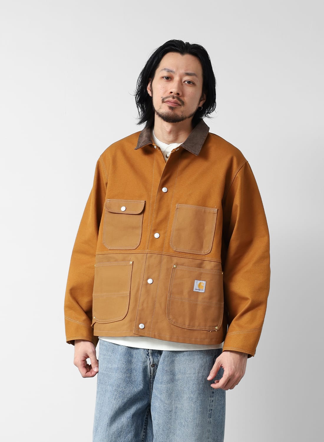 US CARHARTT DUCK FIRM COVERALL|US カーハート ダック ファーム