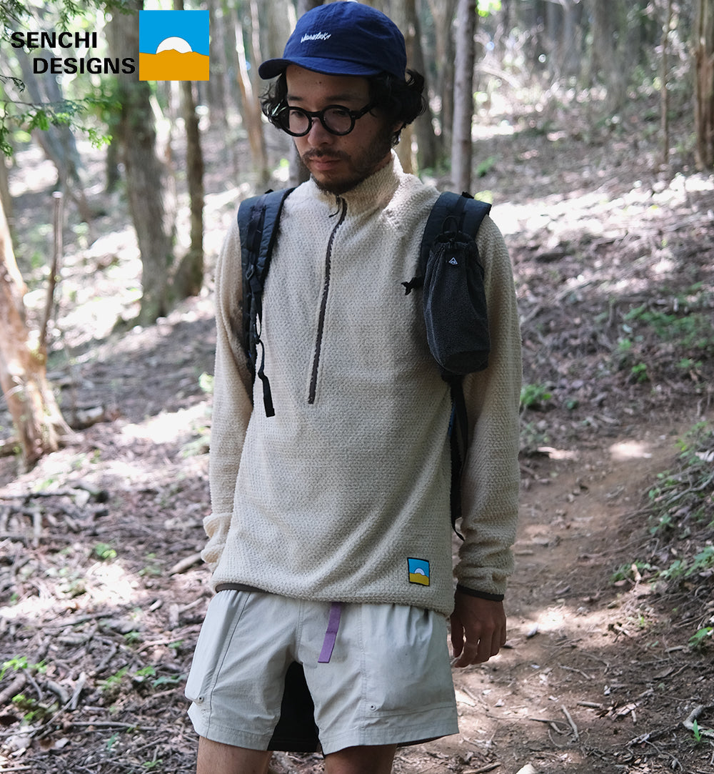 Senchi Designs 90 CREWNECK W/ HALF ZIP / センチデザイン 90クルー